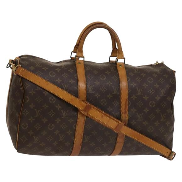 LOUIS VUITTON Monogram Keepall Bandouliere 50 Boston Bag M41416 - Picture 1 of 16
